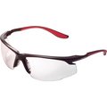 Simon, Evers & Co. Gmbh-Kaohsiung Global Industrial Sport Half Frame Safety Glasses, Anti-Fog, Clear Lens, Red Frame 708392CLAF